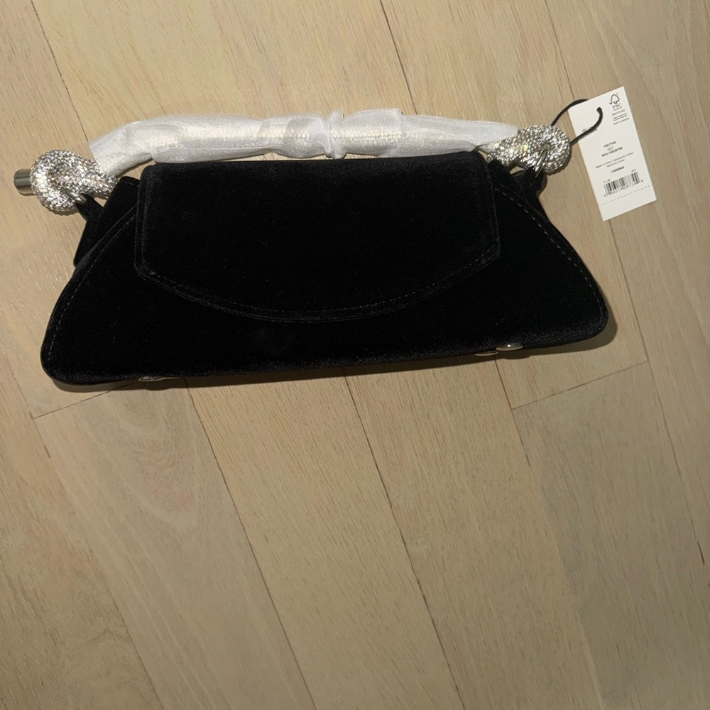 Call It Spring Black Mini Bag with Silver Handle - Picture 4 of 4